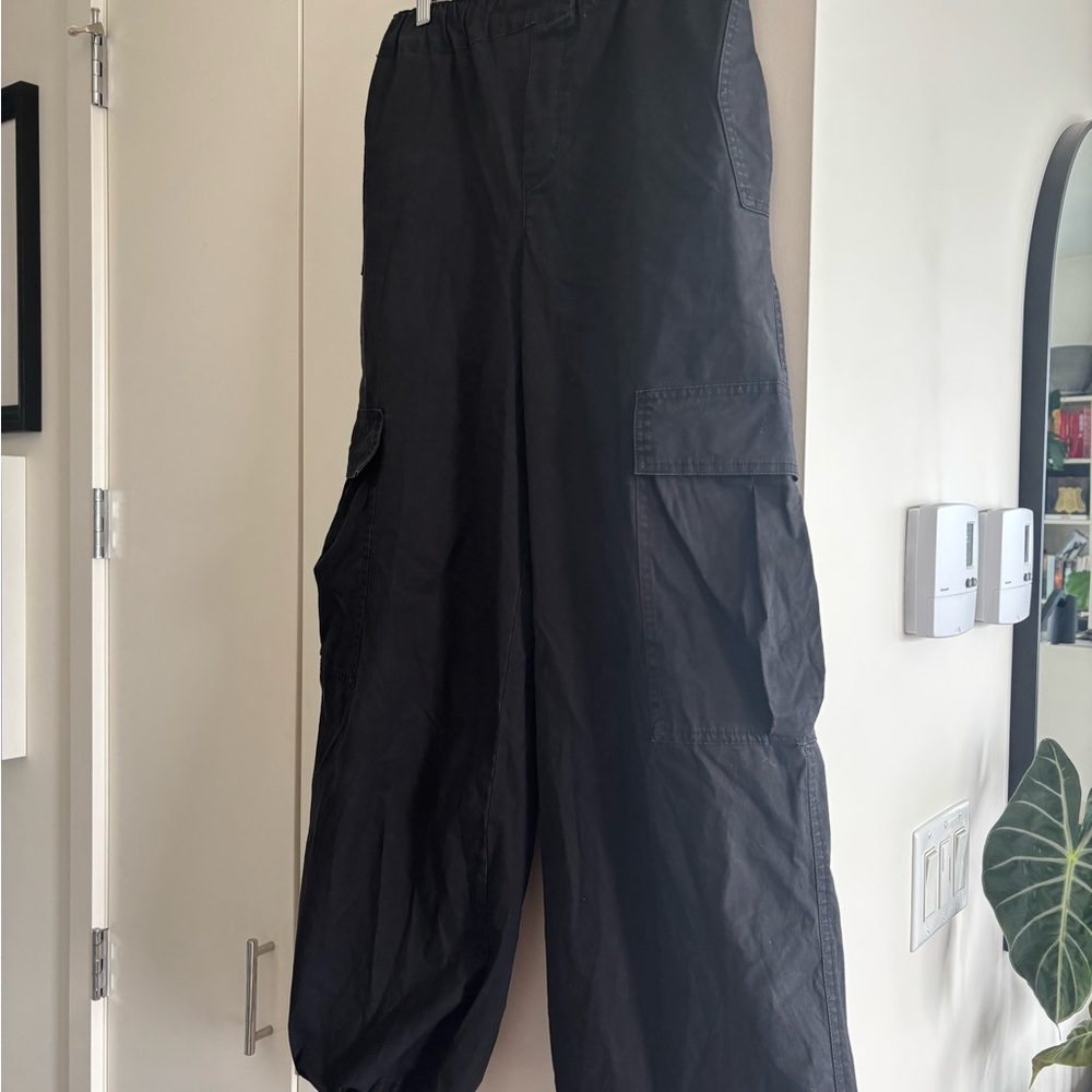 Womens Black Cargo Pants